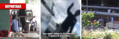Immigrati, far west Tiburtina: "Andate via o vi spacchiamo la telecamera"