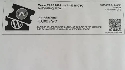 In chiesa come al concerto: a messa si va con il biglietto