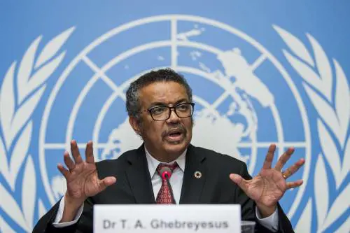 ll direttore generale dell'Oms, Tedros Adhanom Ghebreyesus