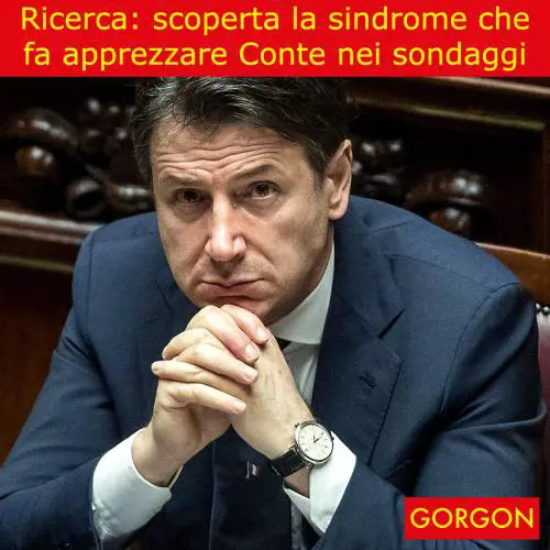 La satira del giorno: scoperta la sindrome di Conte