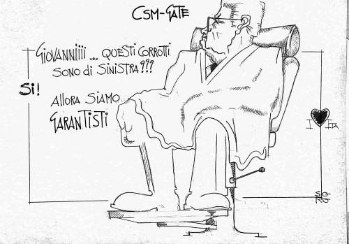 La vignetta del giorno: Csm, il Colle si fa garantista