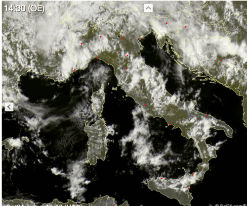 Maltempo al Centro-Nord: ancora temporali e nubifragi