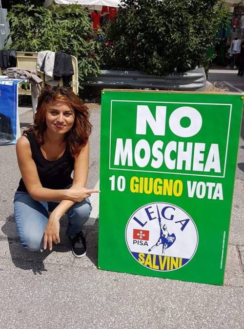 Ceccardi: "Moschea a Pisa? Pronta a incatenarmi per dire no"