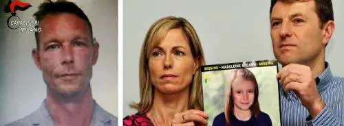 Sospettato di aver rapito Maddie McCann. Ma il tedesco viene assolto dalle accuse di stupro