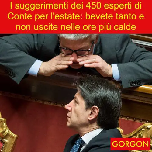 La satira del giorno: i nuovi suggerimenti degli esperti a Conte