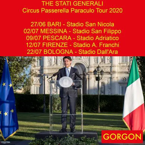 La satira del giorno: ecco le date del tour di Conte