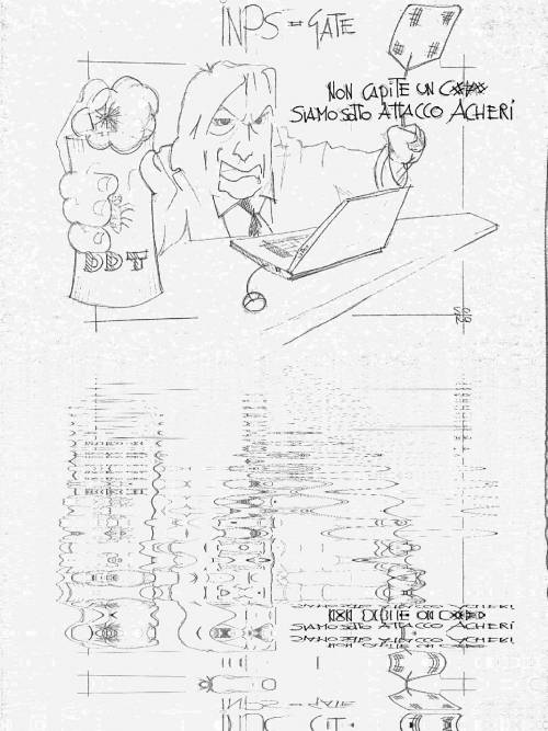 La vignetta del giorno: Tridico e i ritardi dell'Inps