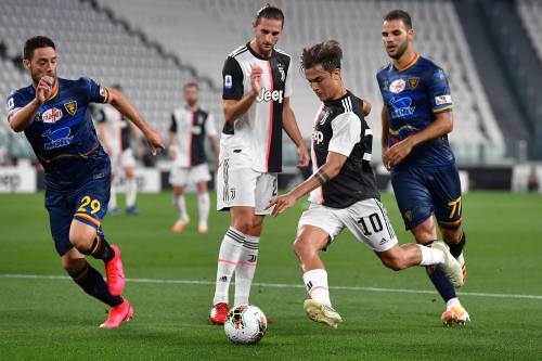 La Juventus cala il poker contro il Lecce: 4-0 e fuga scudetto