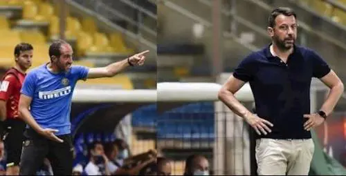 Parma-Inter, volano stracci D'Aversa attacca il vice di Conte e l'arbitro 