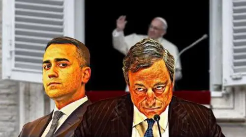 Di Maio arruola Draghi contro Conte (con l’aiutino del Papa)