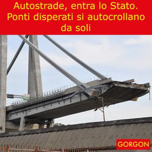 Autostrade, entra lo Stato. Ecco la satira del giorno