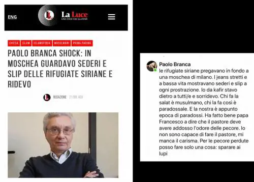 L'incredibile invettiva del sito di Piccardo contro Paolo Branca 