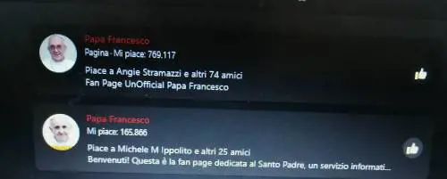 Ora pure il Papa finisce "schedato" dall'estensione pro Lgbt