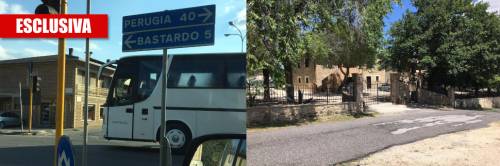 L'arrivo dei migranti a Gualdo Cattaneo e la struttura che li ospitava