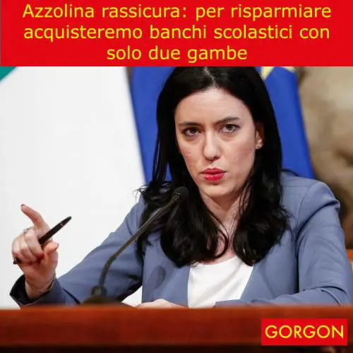 Banchi, l'idea geniale di Azzolina