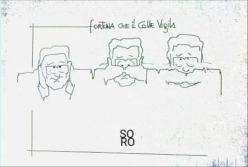 La vignetta del giorno: per fortuna che c'è il Colle