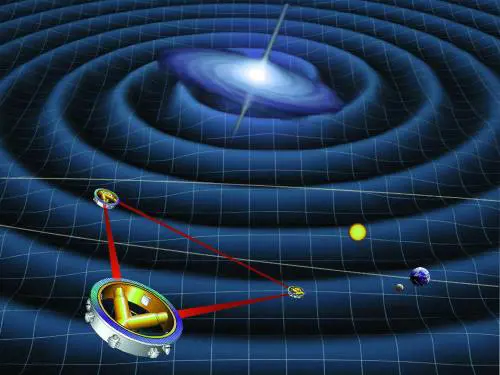 Illustrazione NASA di LISA