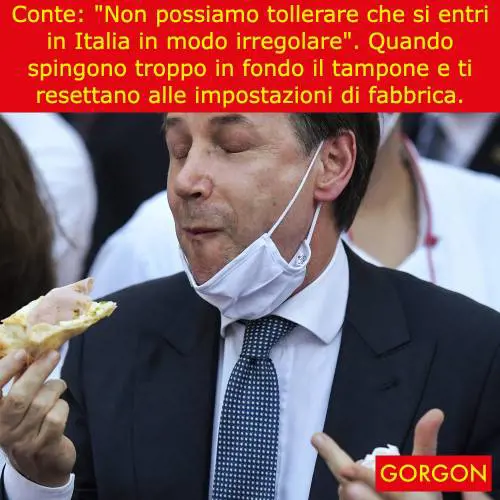 Ecco la satira del giorno. Il reset di Conte