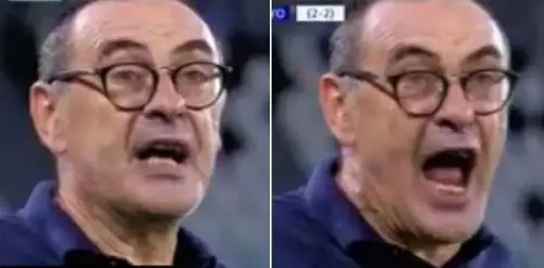 "It's a shame!!": la frase di Sarri  ​che rivela tutta la rabbia Juventus