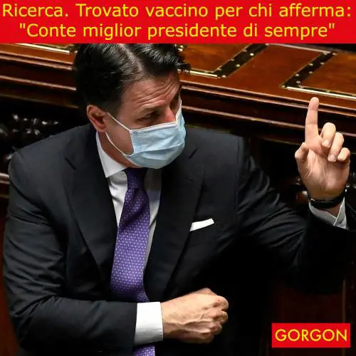 Ecco la satira del giorno. Trovato il vaccino!