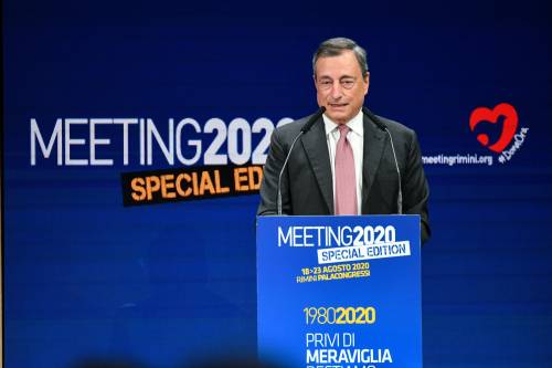 Mario Draghi dal Meeting di Rimini: "Il futuro dei giovani è a rischio, serve fare di più"