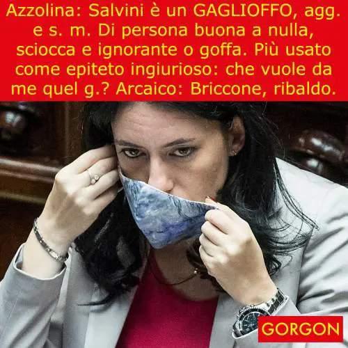 Ecco la satira del giorno: gli insulti della Azzolina