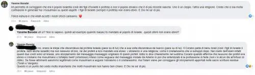 I vari post di Yassine Baradei e alcune immagini