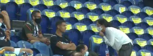 CR7 senza mascherina: richiamato all'ordine in Portogallo-Croazia