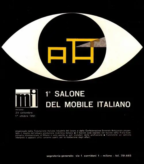 Viaggio nei manifesti copertina del Salone del Mobile