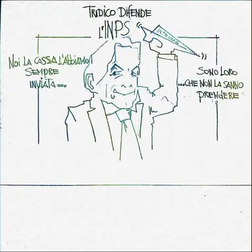 La vignetta del giorno: Tridico difende L'INPS sulla cassa integrazione