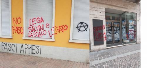 Assalto alla sede del Carroccio: ​"Lega Salvini e lascialo legato"