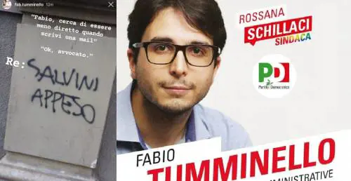 Il post choc: "Salvini appeso". È bufera sul candidato del Pd