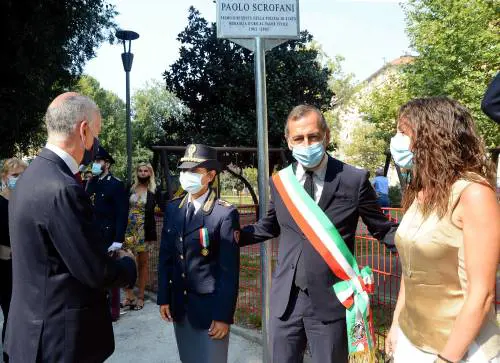 Un giardino dedicato a Paolo Scrofani, il poliziotto eroe