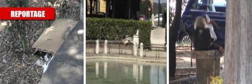 Il "Grand hotel" dei clochard: nomadi e sbandati accampati nel centro di Roma