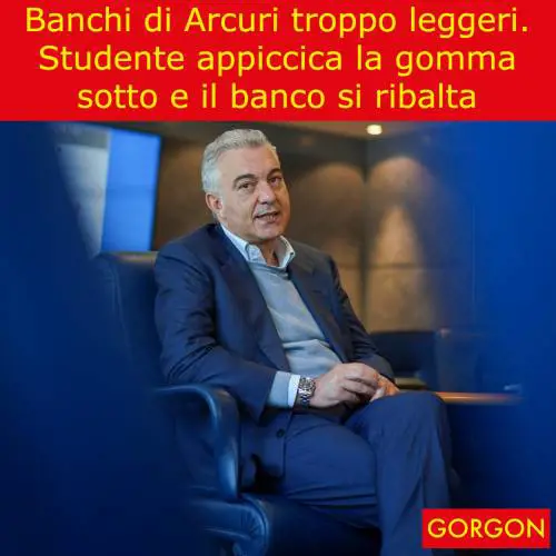 Ecco la satira del giorno. Banchi di Arcuri non superano test