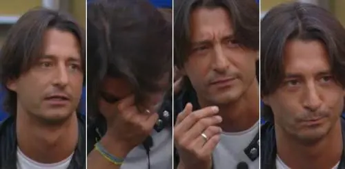 Alba Parietti telefona in diretta al GfVip. Oppini imbarazzato, il labiale: "Ma dai..."