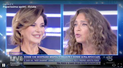 Volano parole grosse tra Alba Parietti e Caterina Collovati