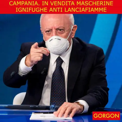 Ecco la satira del giorno. Nuove mascherine in Campania
