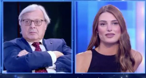 "Ti ho baciata e mi hai anche toccato..." È scontro tra Franceska Pepe e Sgarbi