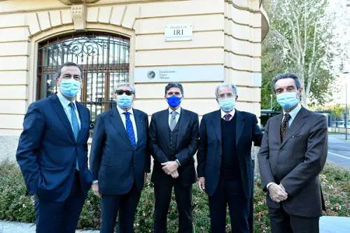 da sinistra: Sala, Roth, Pazzali, Prodi, Fontana
