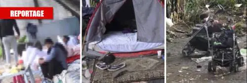 Camping rom nell'oasi protetta, decine di accampati in barba a Covid e decoro