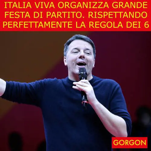 Ecco la satira del giorno. Renzi organizza la festa di Italia Viva