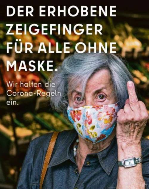 Quel dito medio ai no mask: è polemica a Berlino