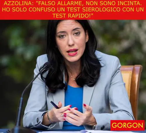 Ecco la satira del giorno. L'Azzolina sbaglia test