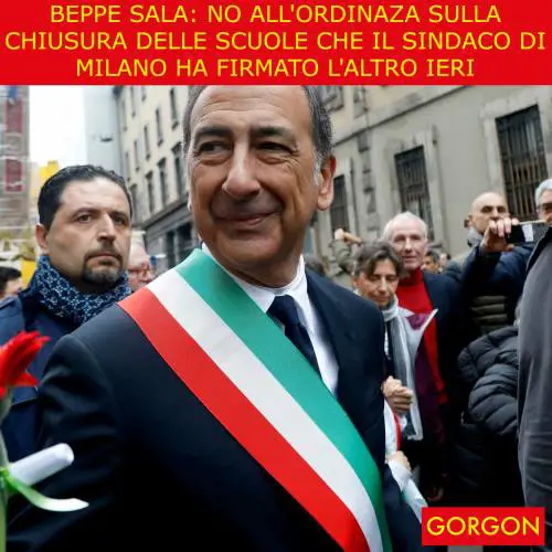 Ecco la satira del giorno. Ordinanza del sindaco Sala