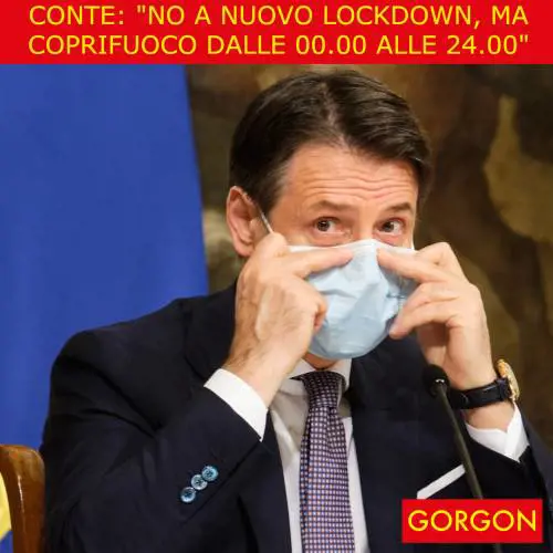 Ecco la satira del giorno. Conte: "Mai più Lockdown"