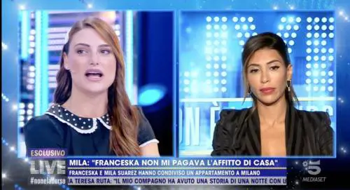 Tra Franceska Pepe e Mila Suarez volano stracci