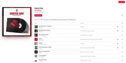 Milan, tifo in musica: ecco le playlist di Apple