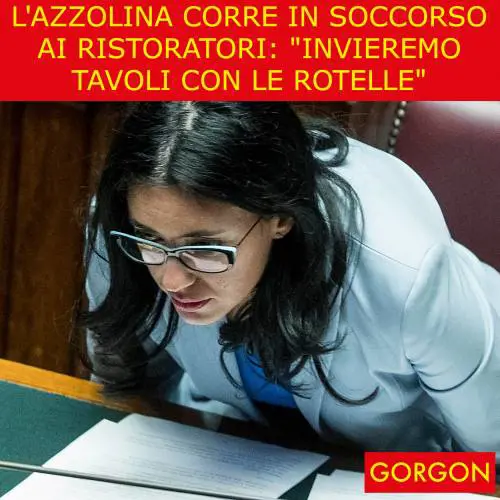 Ecco la satira del giorno: gli aiuti ai ristoratori