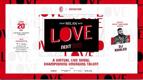 "From Milan with Love", show in musica per sostenere i giovani talenti della next gen